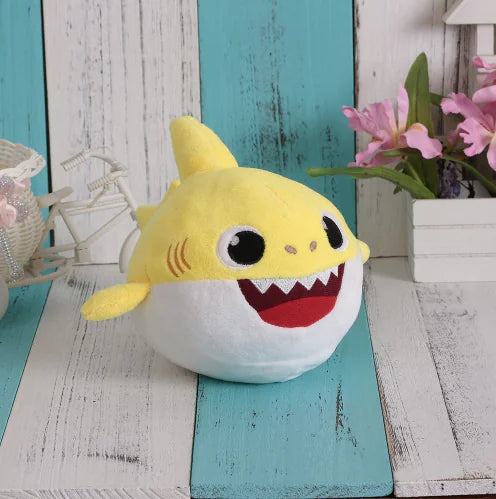 Singing Baby Shark Plush Toy with Light and Sound