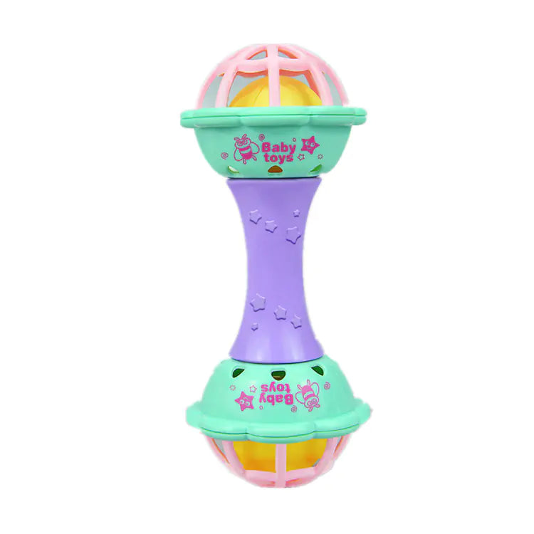 Soft Rubber Baby Grasp Ball Rattle - Sensory Toy