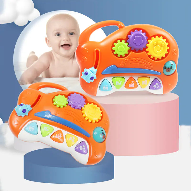 Cute Fox Musical Accordion Toy for Baby Development