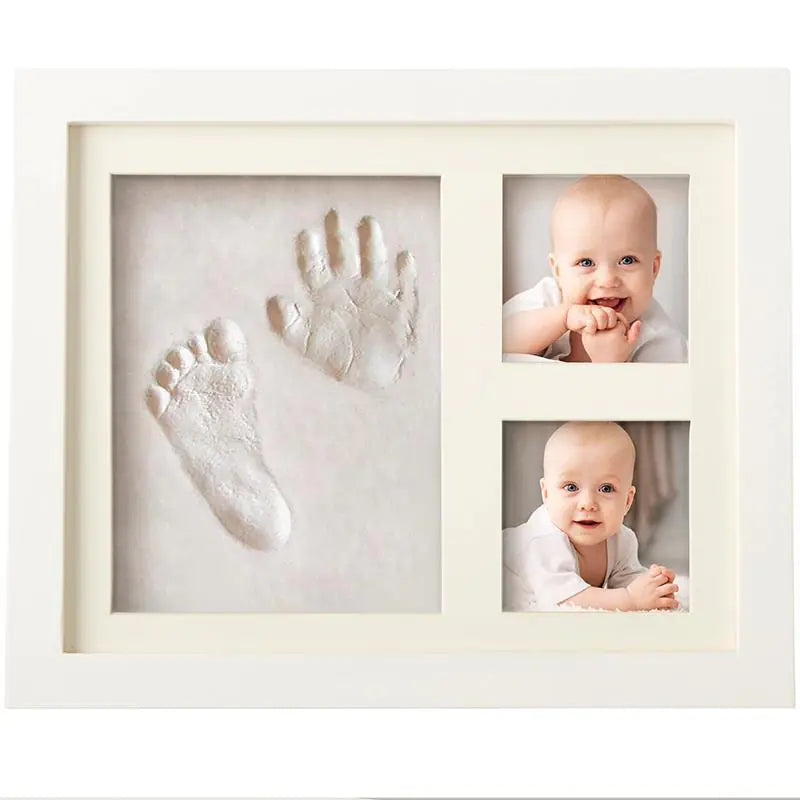 Baby Handprint and Footprint Frame - Newborn Keepsake