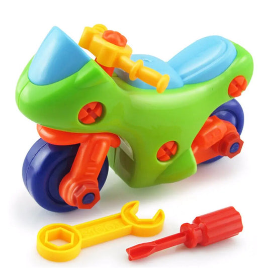 Motorcycle Assembly Toy - Plastic Educational Toy