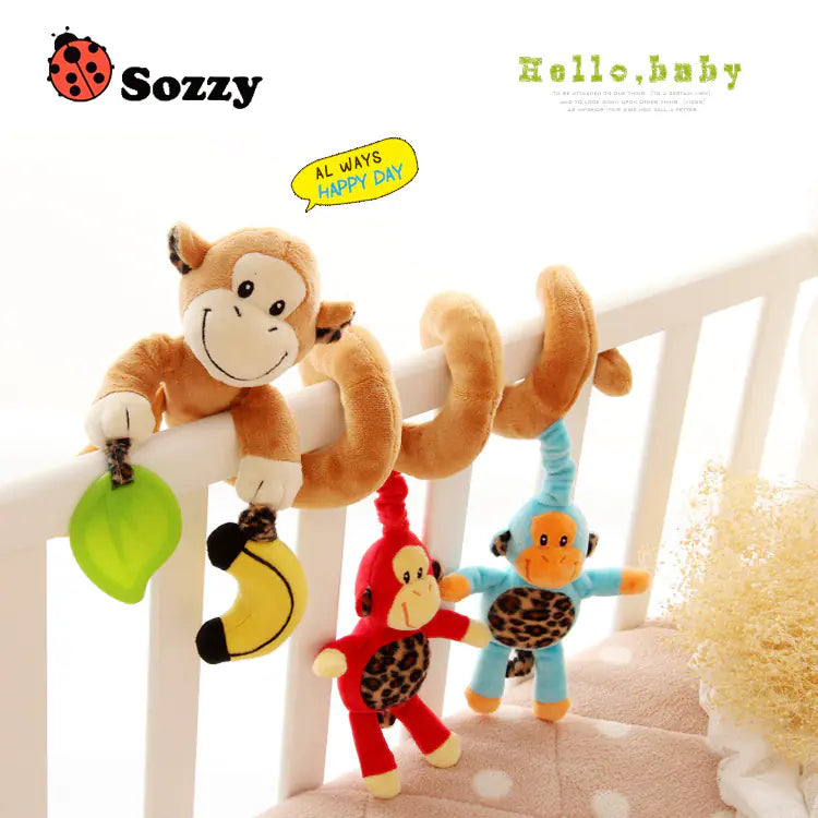 Sozzy Multifunctional Musical Baby Crib Toy with Plush
