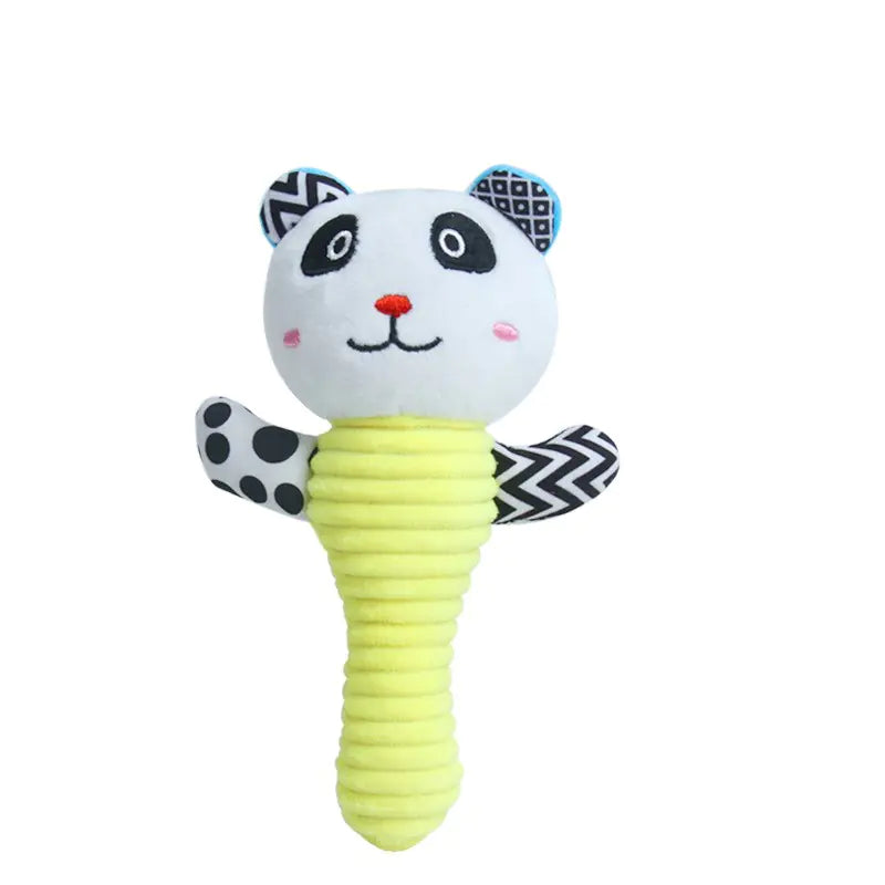 Baby Hand Grasp Rattle Plush Toy for Soothing