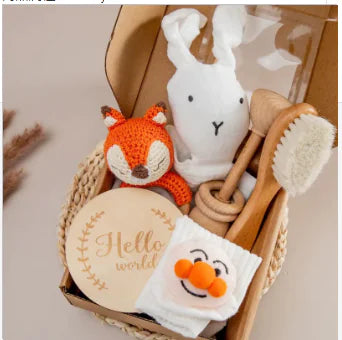 BabyShower Newborn Welcome Kit (Fox/bunny)
