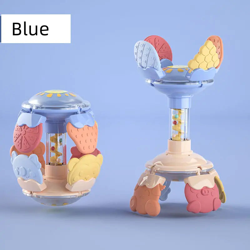 Soft Rubber Baby Rattles and Teether Grip Ball