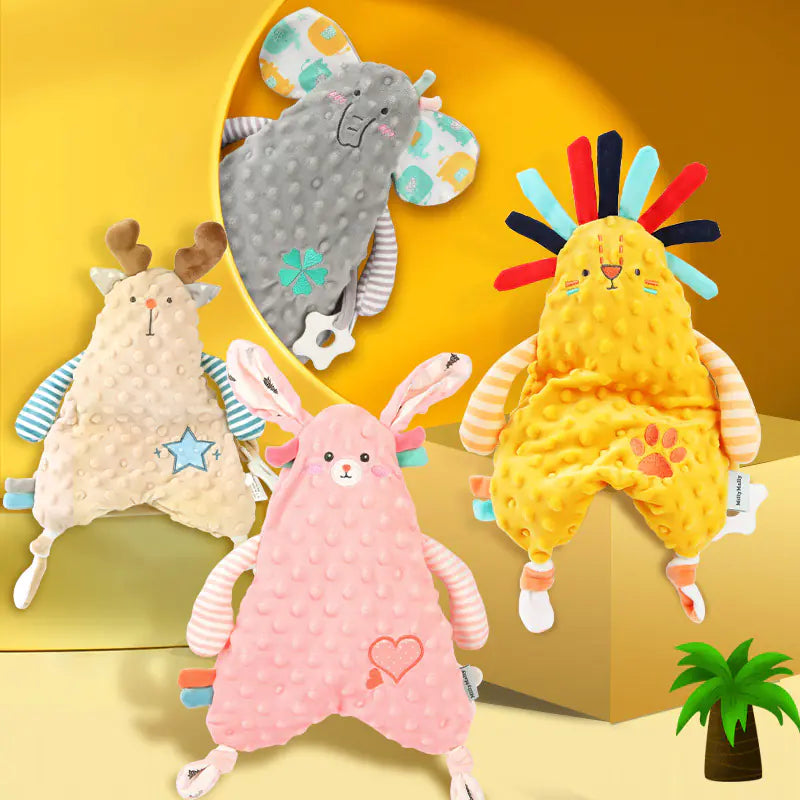 Kawaii Bunny Ears Baby Comfort Towel and Teether Toy
