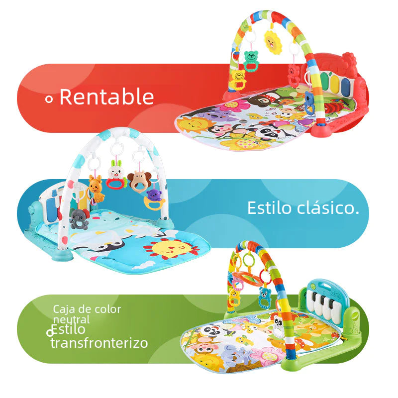 Baby Gym Play Mat with Music Piano for Infants